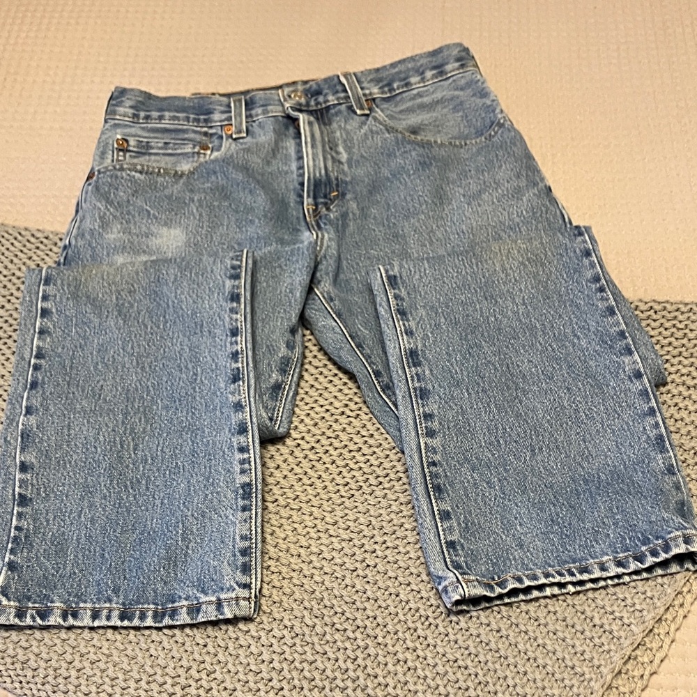 Levi's Light Blue Straight Jeans